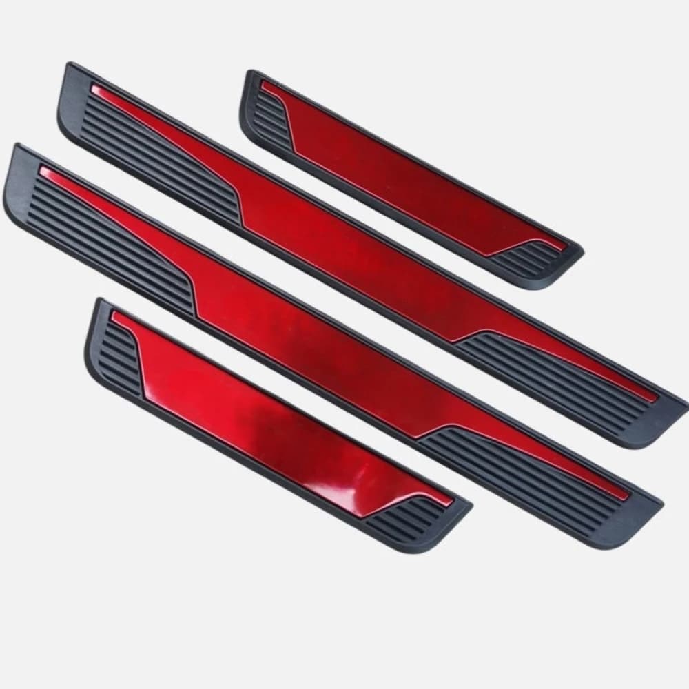 ABAIWAI For Toyota Corolla Altis 2014 2015 2016 2017 2018 2019 Car Door Sill Plate Red Interiors Stylings Accessories Auto Parts