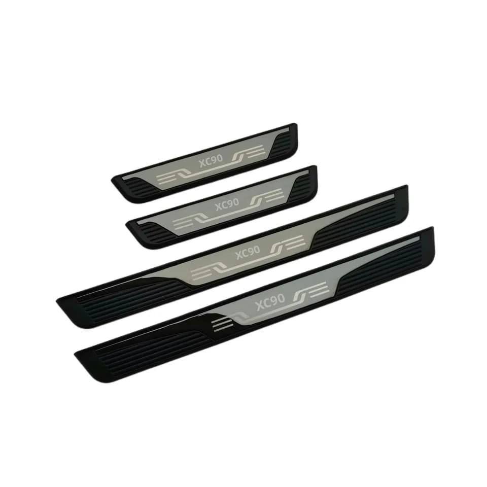 For Volvo Xc60 Xc40 Xc90 Plastic Door Sill Scuff Plate Welcome Pedal Car-styling Interior Auto Parts Car Supplies