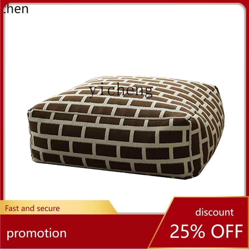 ZMLRetro Tatami Lazy Sofa Fabric Single Cute Japanese Style Low Stool Living Room