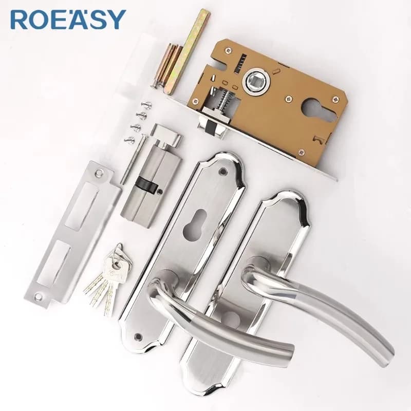 Roeasy Sales Wholesale Price Door     Body Mortising Cylinder Handle     or Standard China Wholesale Mortise Door     Body