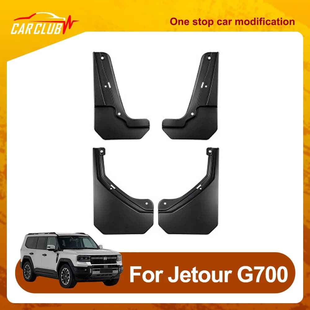 Front And Rear Wheel Mudguards Automotive Modification Parts For Chery Jetour G700 2025 2026 Prevent Sediment Splashing