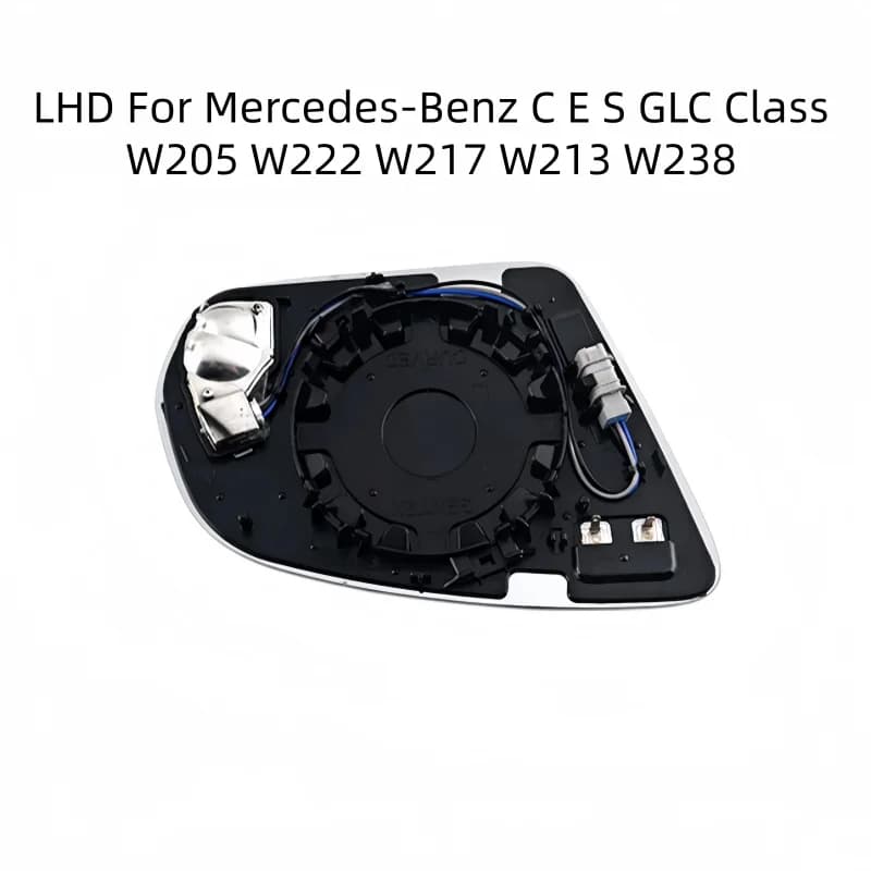 LHD For Mercedes-Benz C E S GLC Class W205 W222 W217 W213 W238 Blind Spot Heating Side Mirror Glass Lens Door Wing Mirror Glass