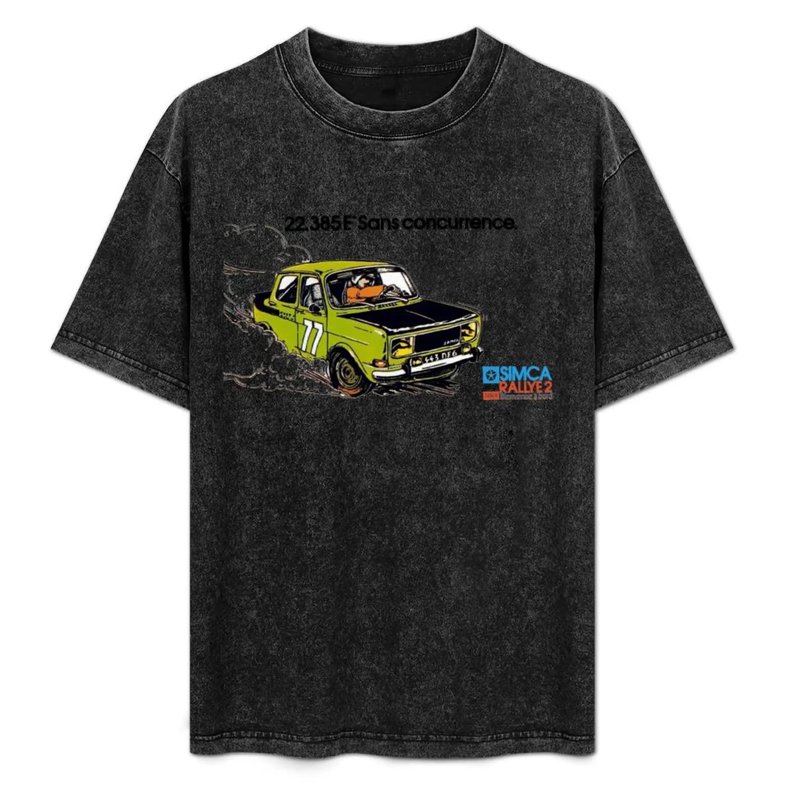 SIMCA RALLYE 2 T-Shirt man t shirts cotton t shirt man cotton T-Shirt