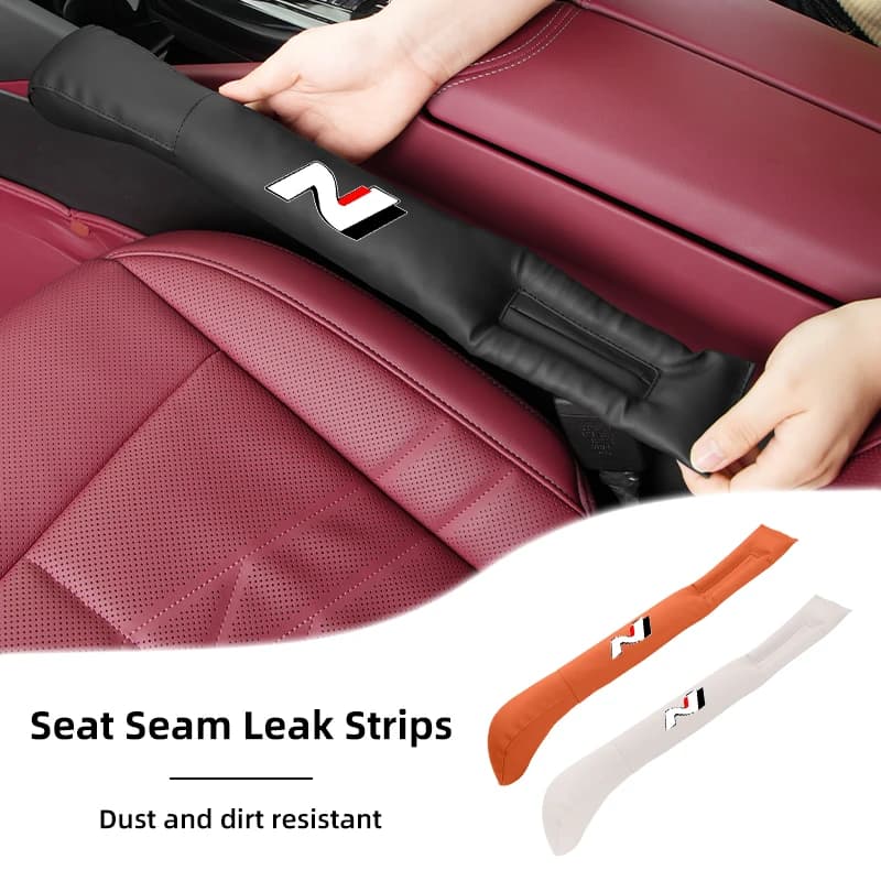 Car Seat Gap Storage Box Seam Filler Strip Leak Plug Accessories For Hyundai N Line Performance Santa Fe MX5 IX35 I20 I30 I40