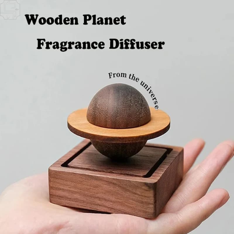 1pcs wood scent No essential oil diffuser Jupiter shape home decoration fresh air present to friend dorm room essentials