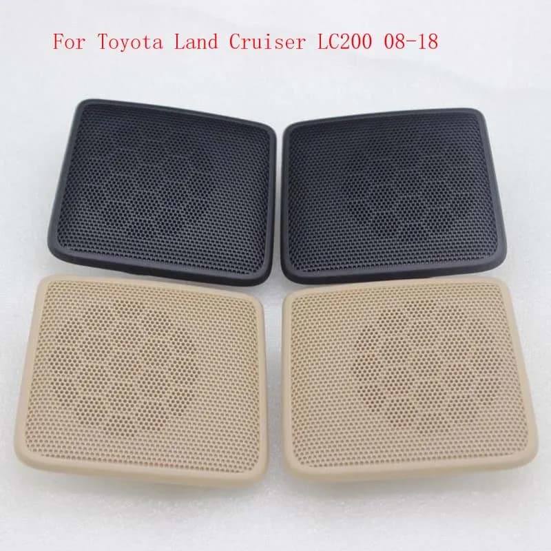 Rear Door Subwoofer Speaker Grille Cover For Toyota Land Cruiser LC200 2008-2018 Modified Audio Speaker Trim Shield