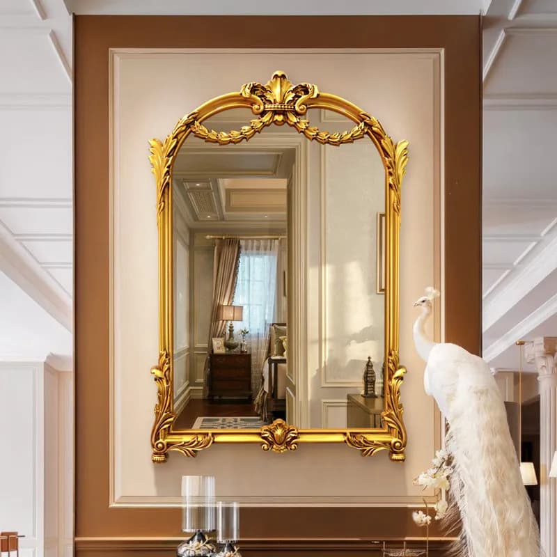 Wall Modern Mirror Living Room Decoration Vanity Girls Bedroom Luxury Hanging Xenomorph Funky Mirror Big Espelhos Home Products