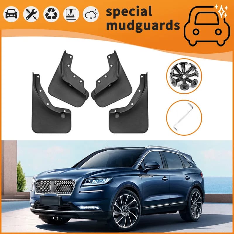 Suitable for 18-24 Lincoln Navigator Nautilus fender car tire anti-splash mudguard skin