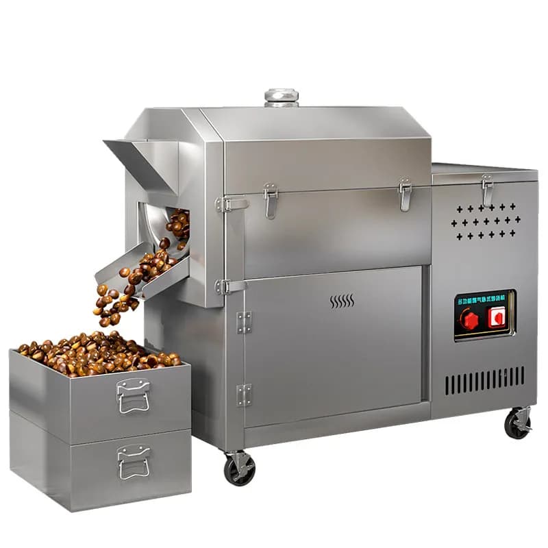 Frying machine commercial stall peanut melon seeds dry goods automatic