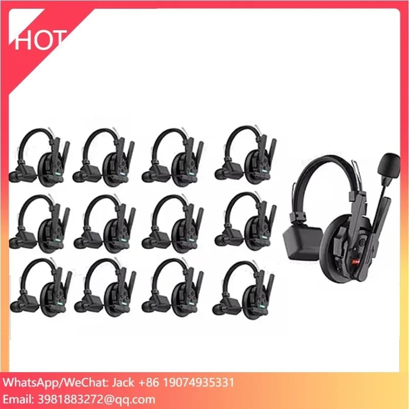 SYNCO Xtalk XPro X13 Full-Duplex Single-Ear Wireless Intercom System Headset For Film Television Shooting Team