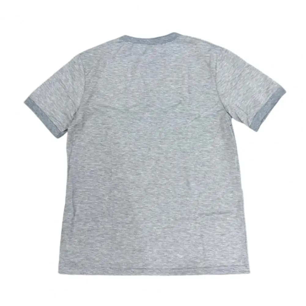 Men Athletic T-shirt Men's Solid Color Crewneck T-shirt Short Sleeve Casual Tee Shirt for Gym Workout Summer Streetwear