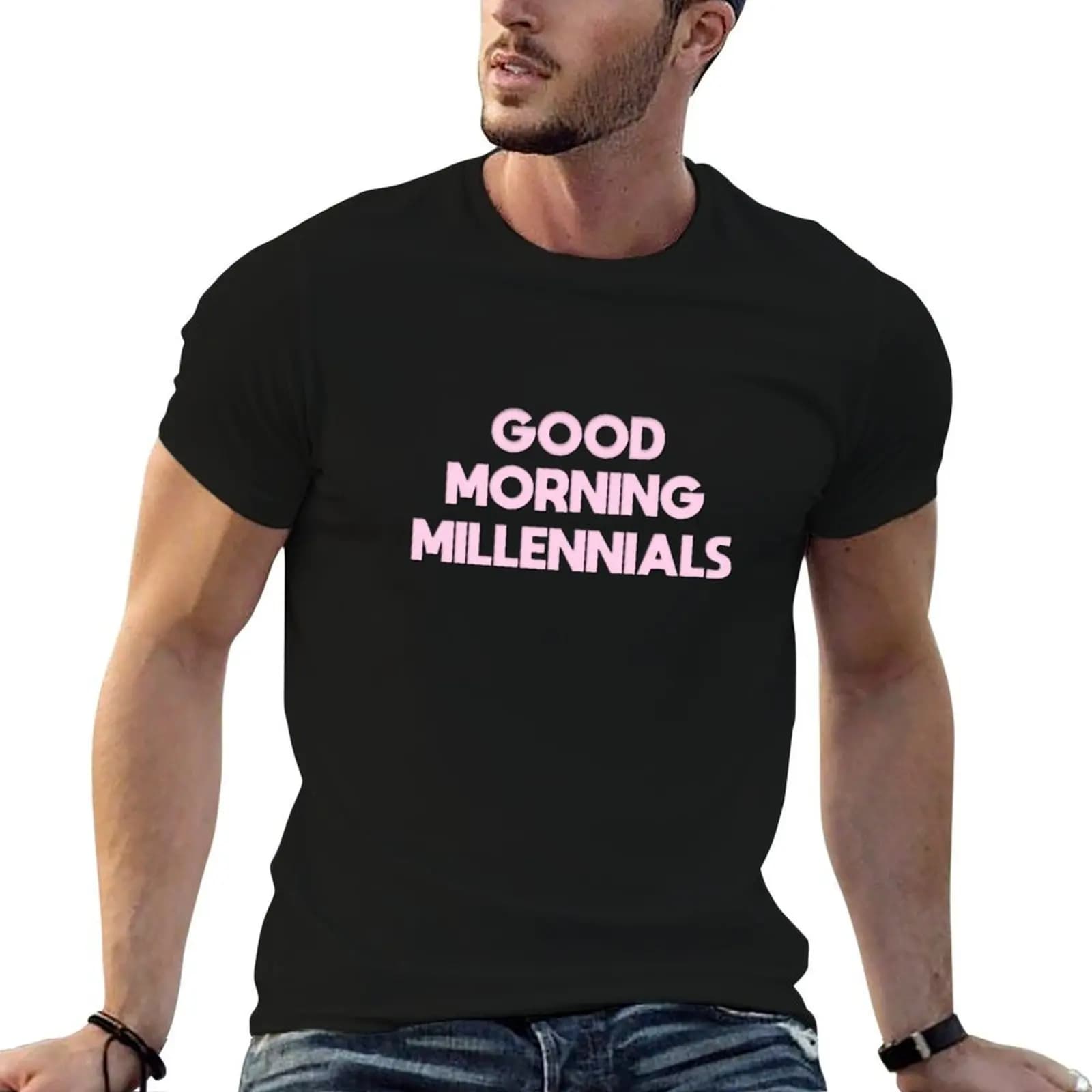 Good Morning Millennials - The Morning Toast T-Shirt oversizeds vintage anime shirt plain black t shirts men