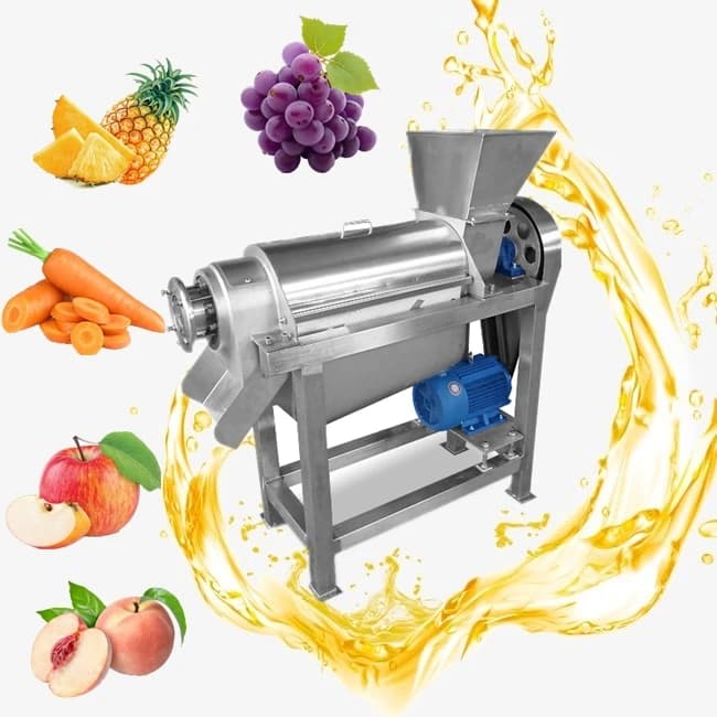Industrial Squeezing apple Pineapple Juicer Machine  Spiral Juice Extractor Making Machine to Produce Coconut Milk
