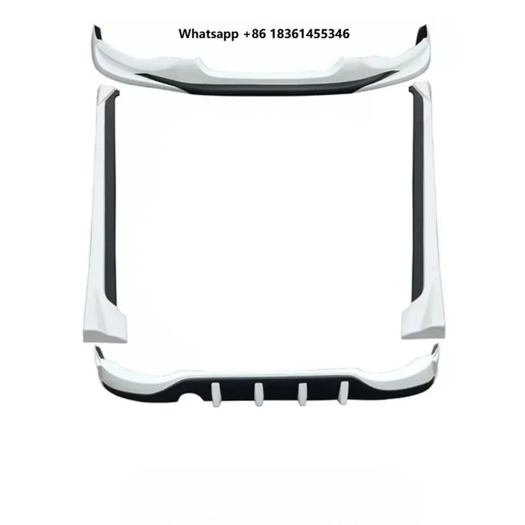 For TIIDA 2016-2019 modified Auto small surround Front lip Rear lip Side skirt Car Accessories Body kit