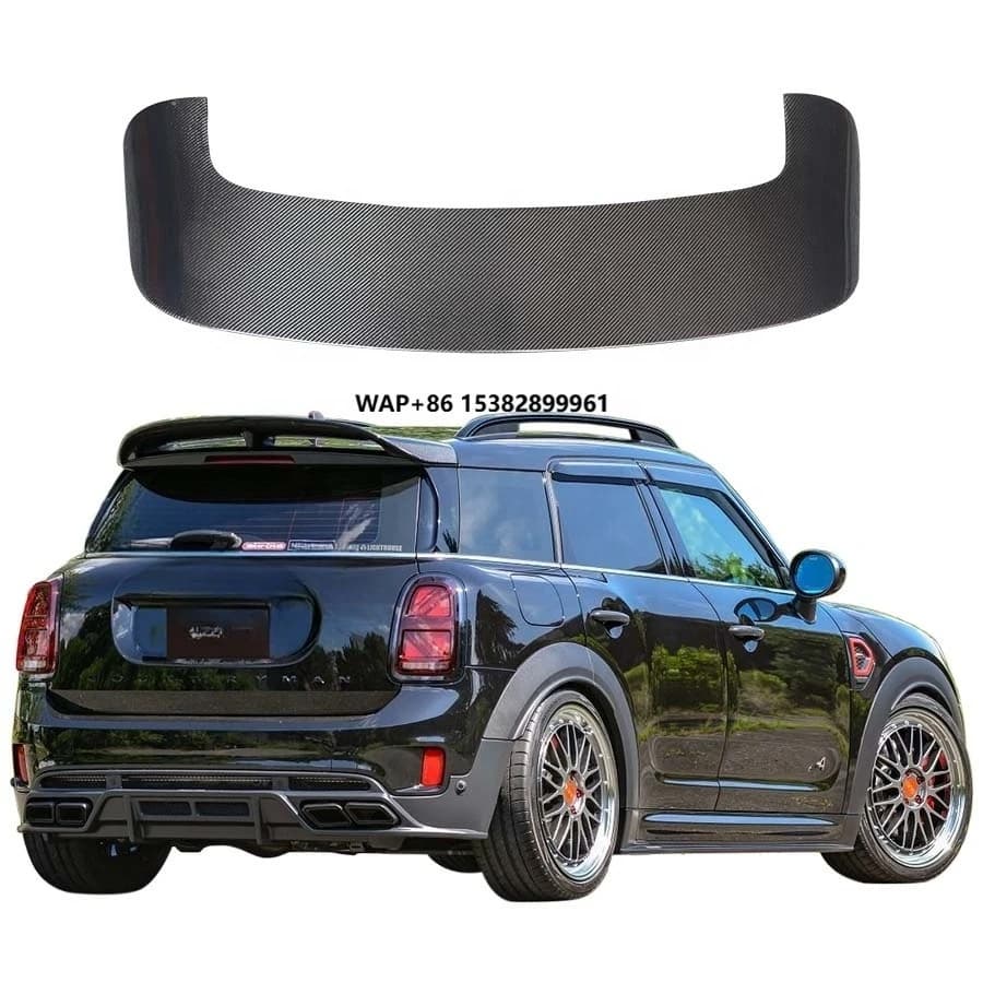 MINI JCW Countryman Cooper S F60 Tail Wing Accessories Carbon Fiber Rear Spoiler Body Kits