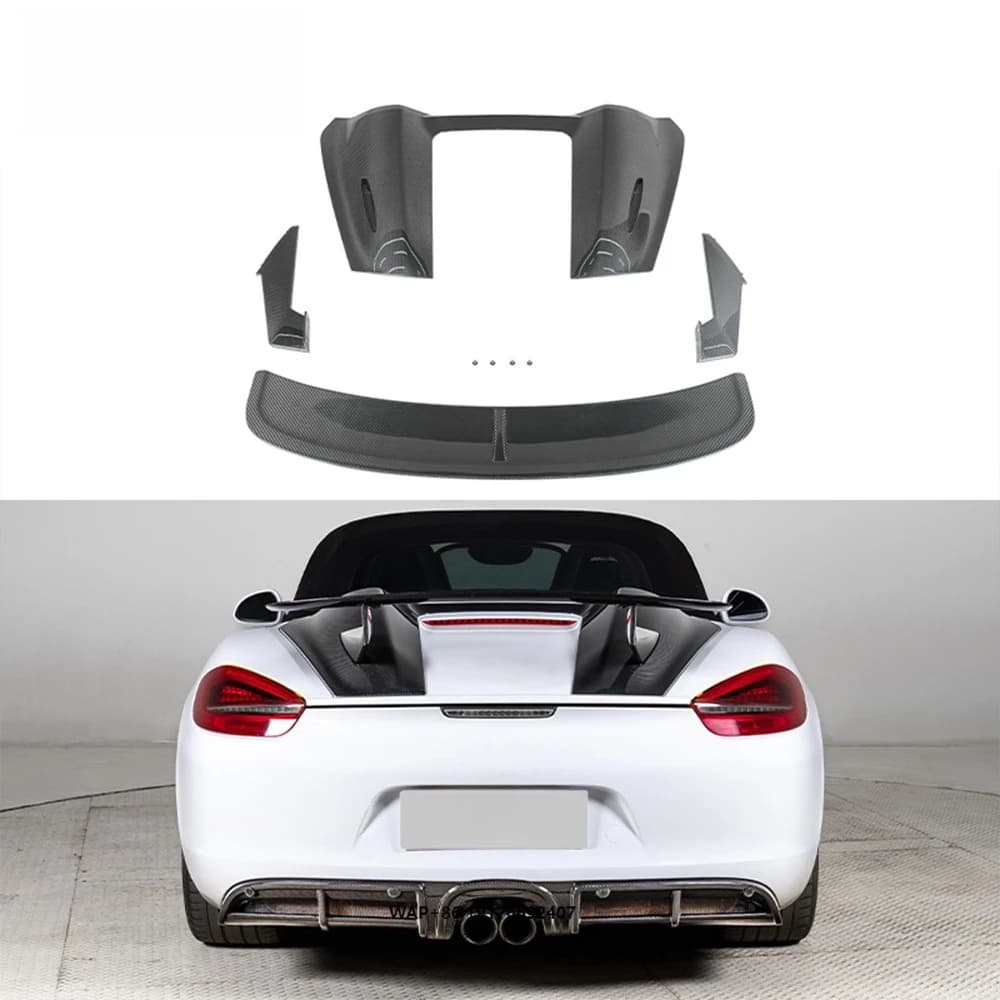 Factory Wholesale Hot Sale Suitable for the High-quality Carbon Fiber peak Tail Wing for 981/982 Auto Parts
