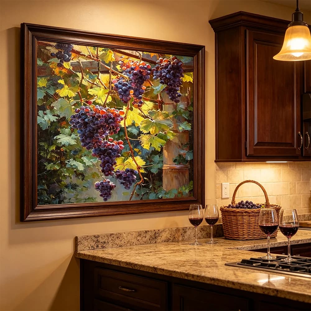 Grapevine Scenery Art Posters and Prints Grape Fruit Series Print Canvas Painting Decorative Wall Picture Home Decor
