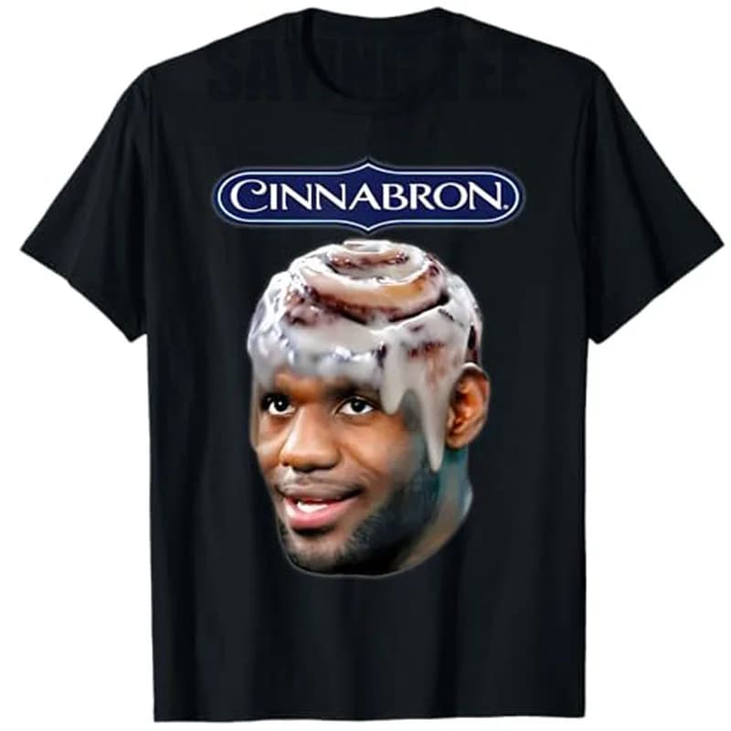 Cinnabron Meme Funny T-Shirt Men's Fashion Streetwear Clothes Short Sleeve Saying Tee Novelty Gift Cool Designer Graphic Outfit