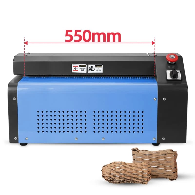 550mm  Biodegradable Cardboard Chipping Auto Shredder Machine
