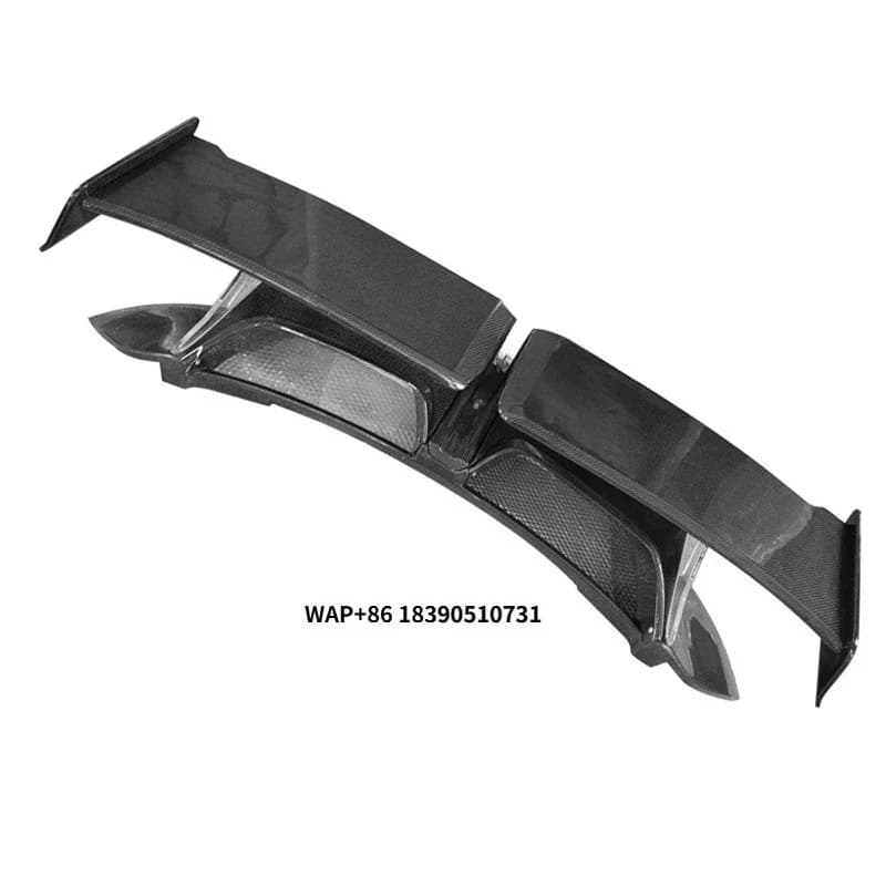 TE Style Real Carbon Fiber Fibre Rear Trunk Spoiler Big Wing for  992