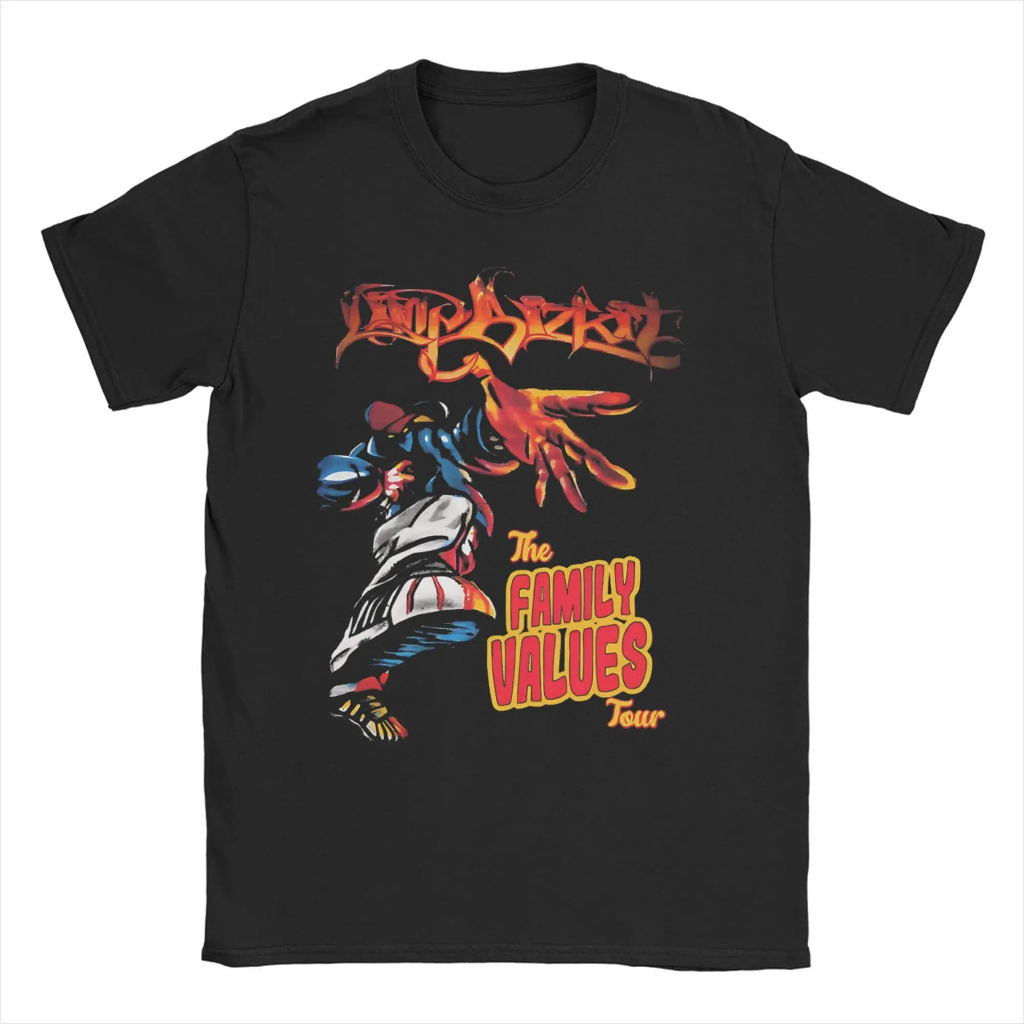 Limp Bizkit  T-Shirts for Men  Novelty Pure Cotton Tees Crew Neck Short Sleeve T Shirts Gift Idea Clothing