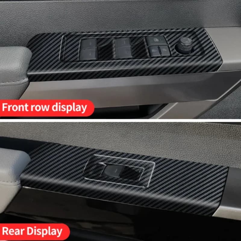 For Toyota Tundra Sequoia 2022 2023 2024 Windows Control Panel Decoration Protective Sticker Interior Accessories Tuning