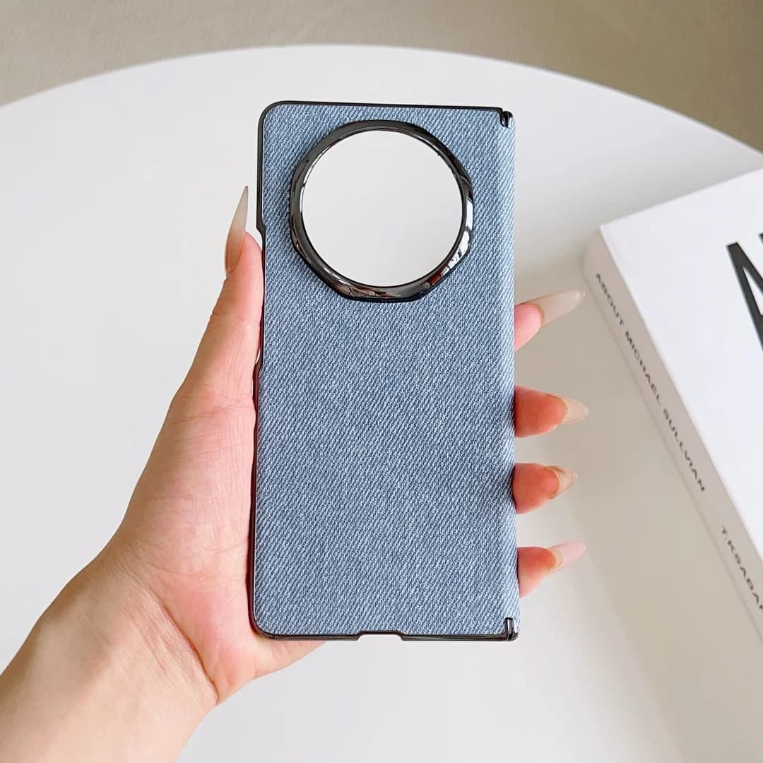 Canvas Material For Honor Magic V6 Case Protective Leather Skin Cover Pattern Mobile Phone Back Funda
