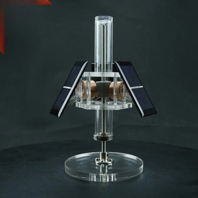 Maglev solar motor, three-sided vertical brushless motor