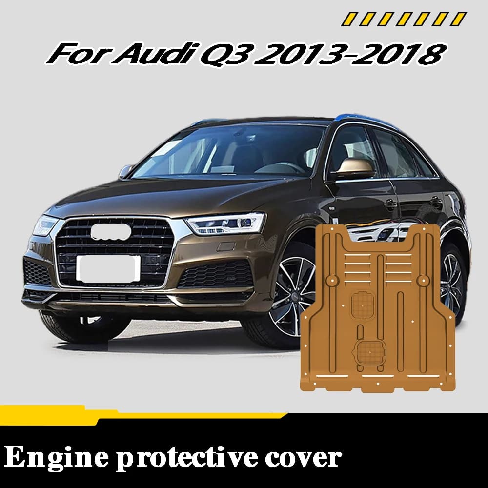 Higher Quality Alloy Under Engine Guard Mudguard Board Splash Shield Mud Fender Plate Panel For Audi Q3 2013-2018 1.4T 2.0T