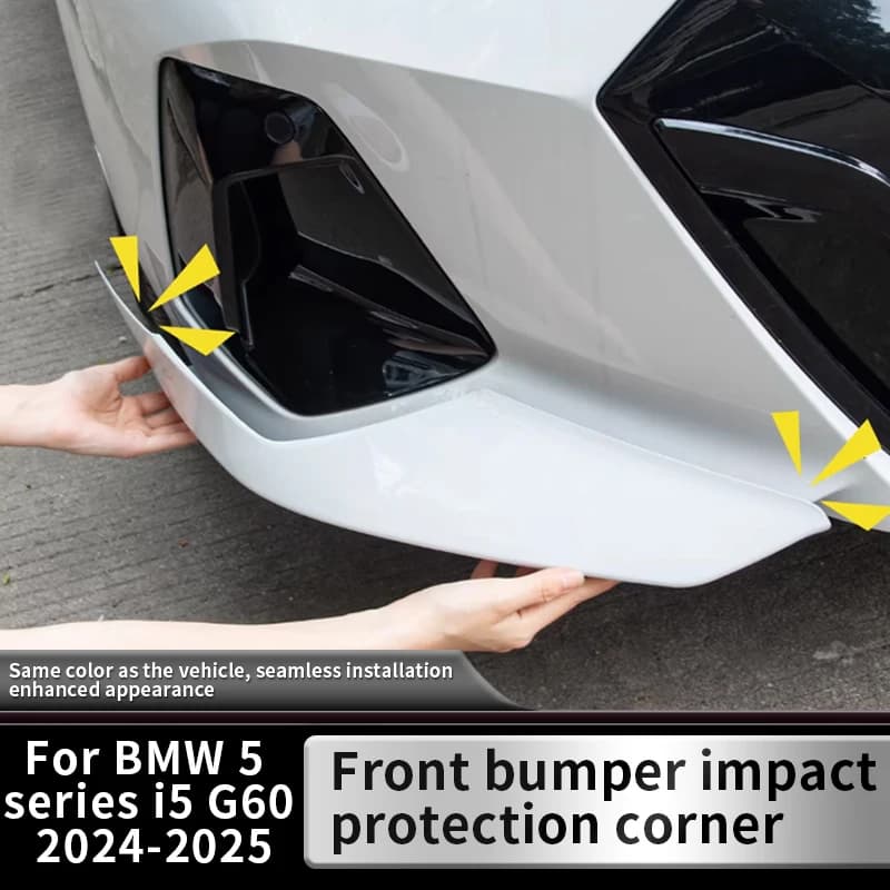 For BMW 3 5 Seriesi3 G20 G60 2023-2026 Car Front bumper guard front bumper anti-collision strip front corner anti-scuffing strip