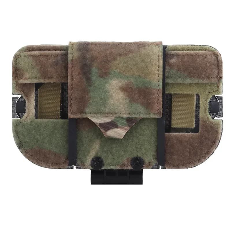 Light mobile phone folding bag, tactical vest, chest mobile phone navigation  bracket, chest hanging universal