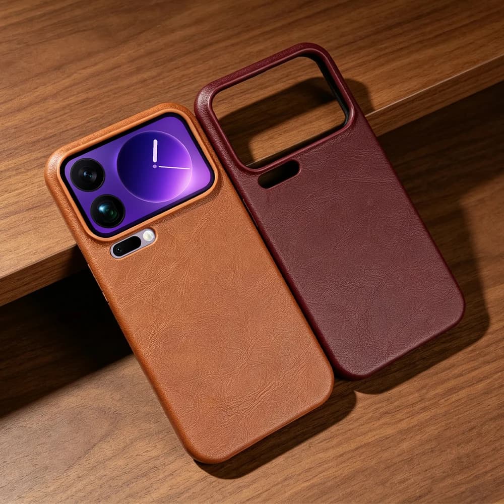 Leather Phone Case for Xiaomi 17 Pro Max 13 14 15 Ultra 13T 14T 15T 17T Pro 12X 12S 15S 11 12 13 Lite Case Hard PC Back Cover