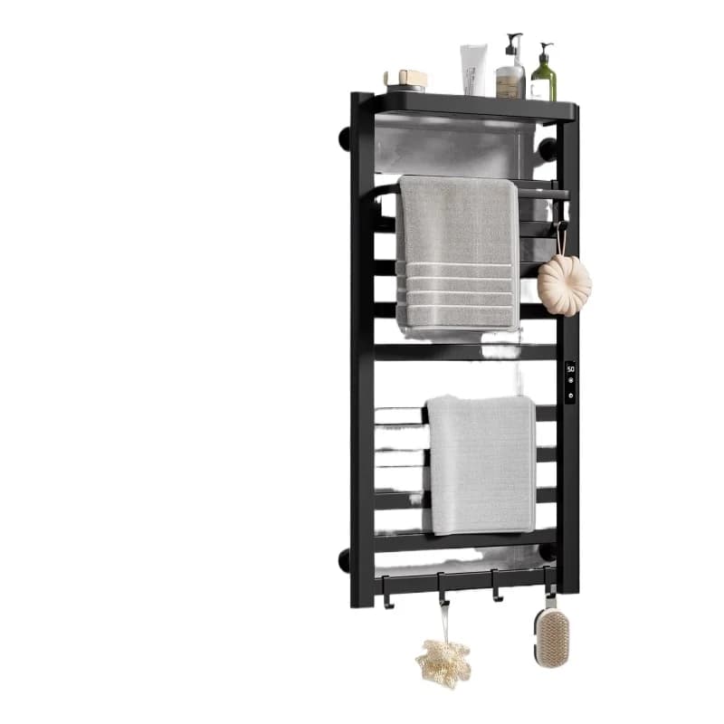 Smart bathroom towel dryer heater rack - wall-mounted space aluminum radiator electric towel heater
