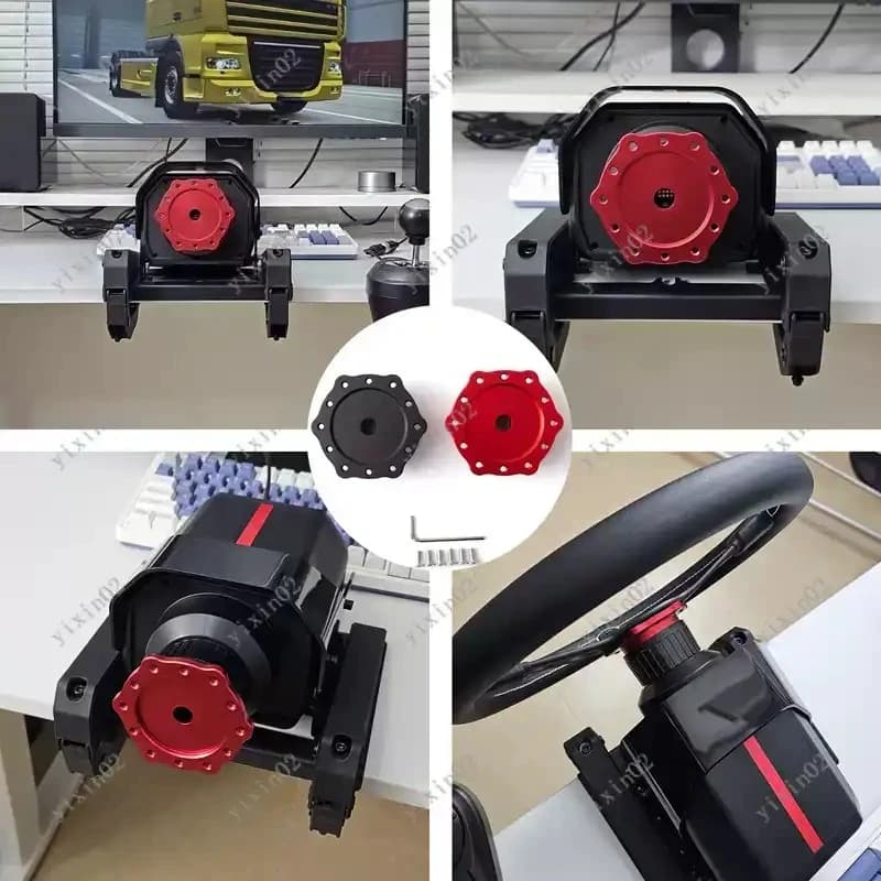 Racing Simulator Steering Wheel Adapter Base, Connection Mount Bracket for Game Racing Wheel Modification