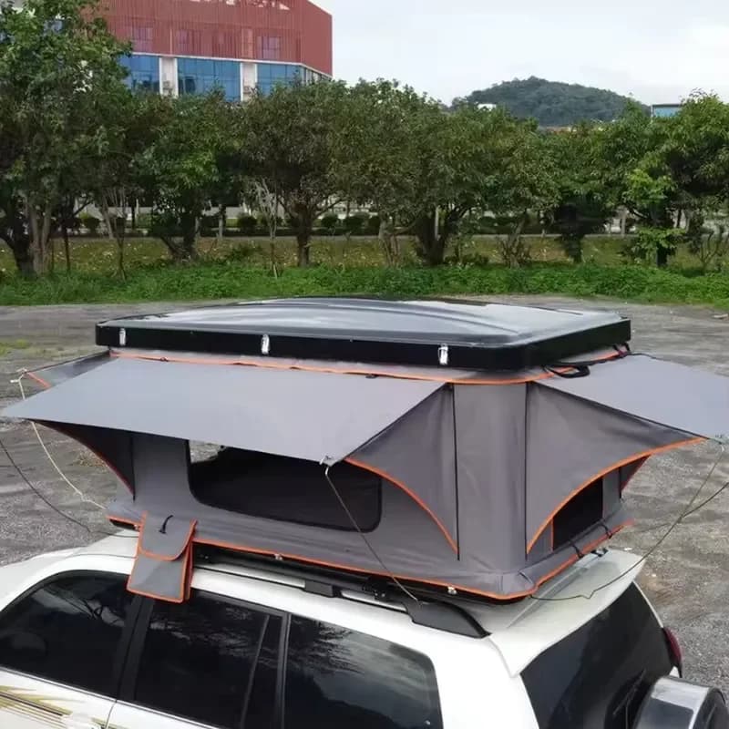 Factory Camping 4x4 Roof Tent Box Hard Shell 2-3 Person Camping Roof Tent Box Car Big Discount