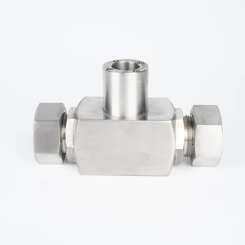 Manufacturer supply, thermal mass flowmeter ferrule connection type shell, thread connection stainless steel flowmeter shell