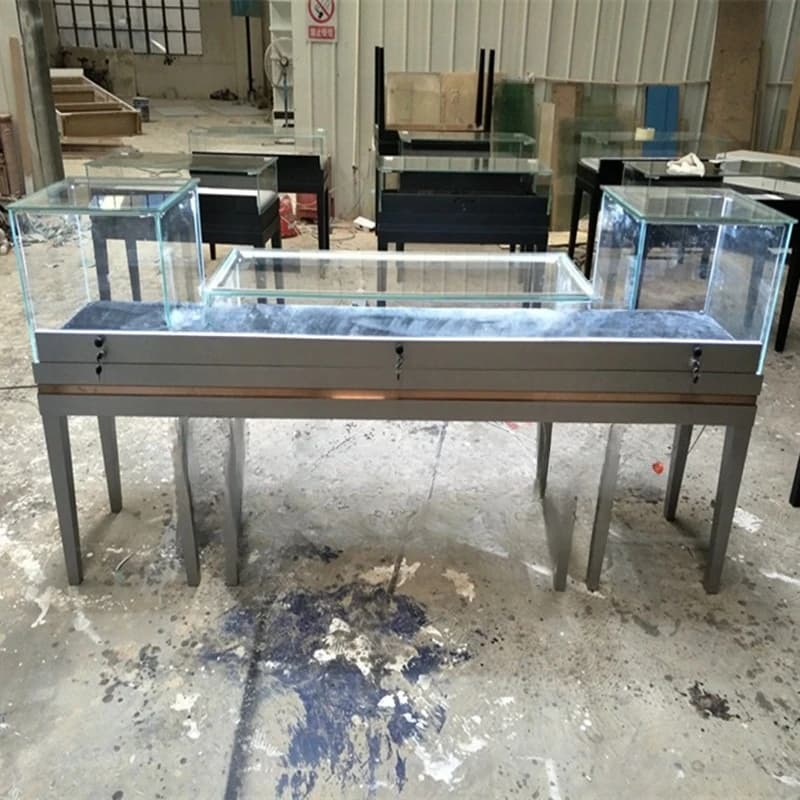 Glass Jade Jewelry Cabinet Mobile Phone Watch Cabinet Jewelry Counter Display Cabinet