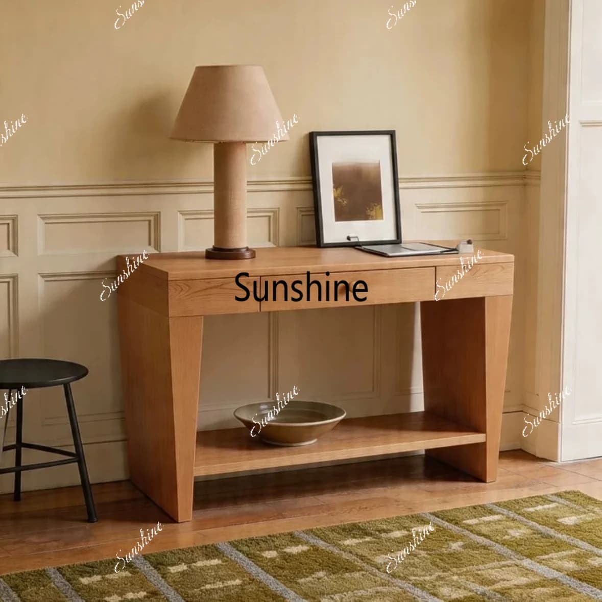 Nordic entrance desk small apartment medieval bedroom dresser homestay desk