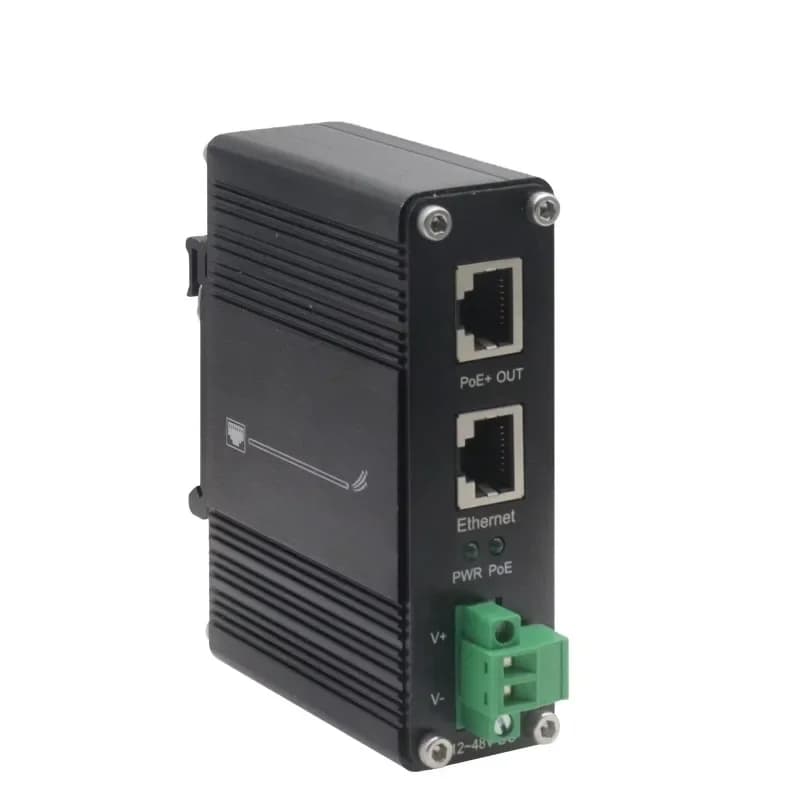 24V 1A adapter Ethernet switching power supply function Support DIN rail mounting Wall mount