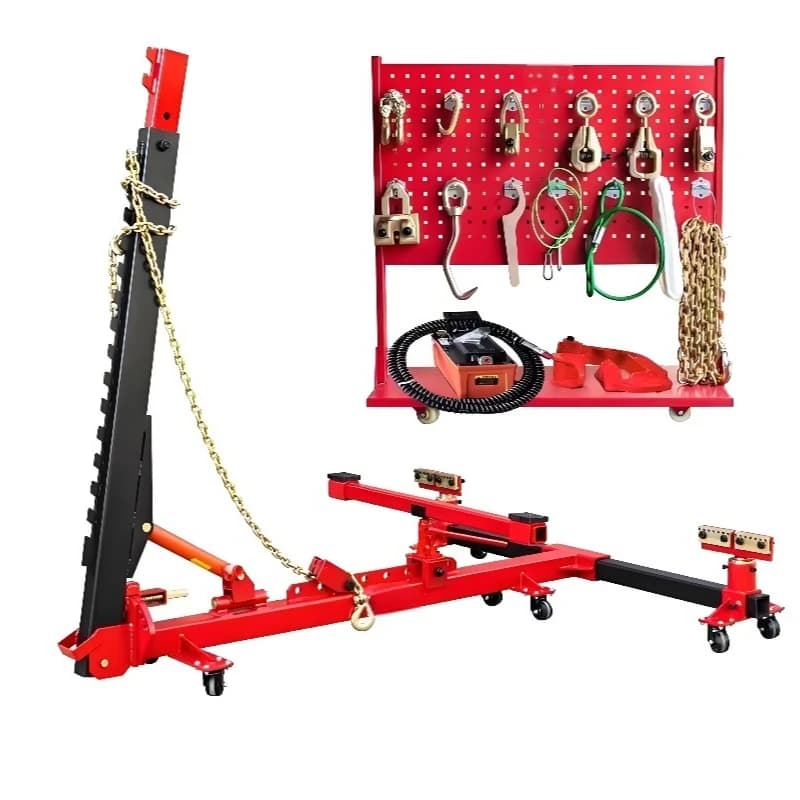 Beam straightener Car bench collision puller straightener Portable car body frame repair equipment