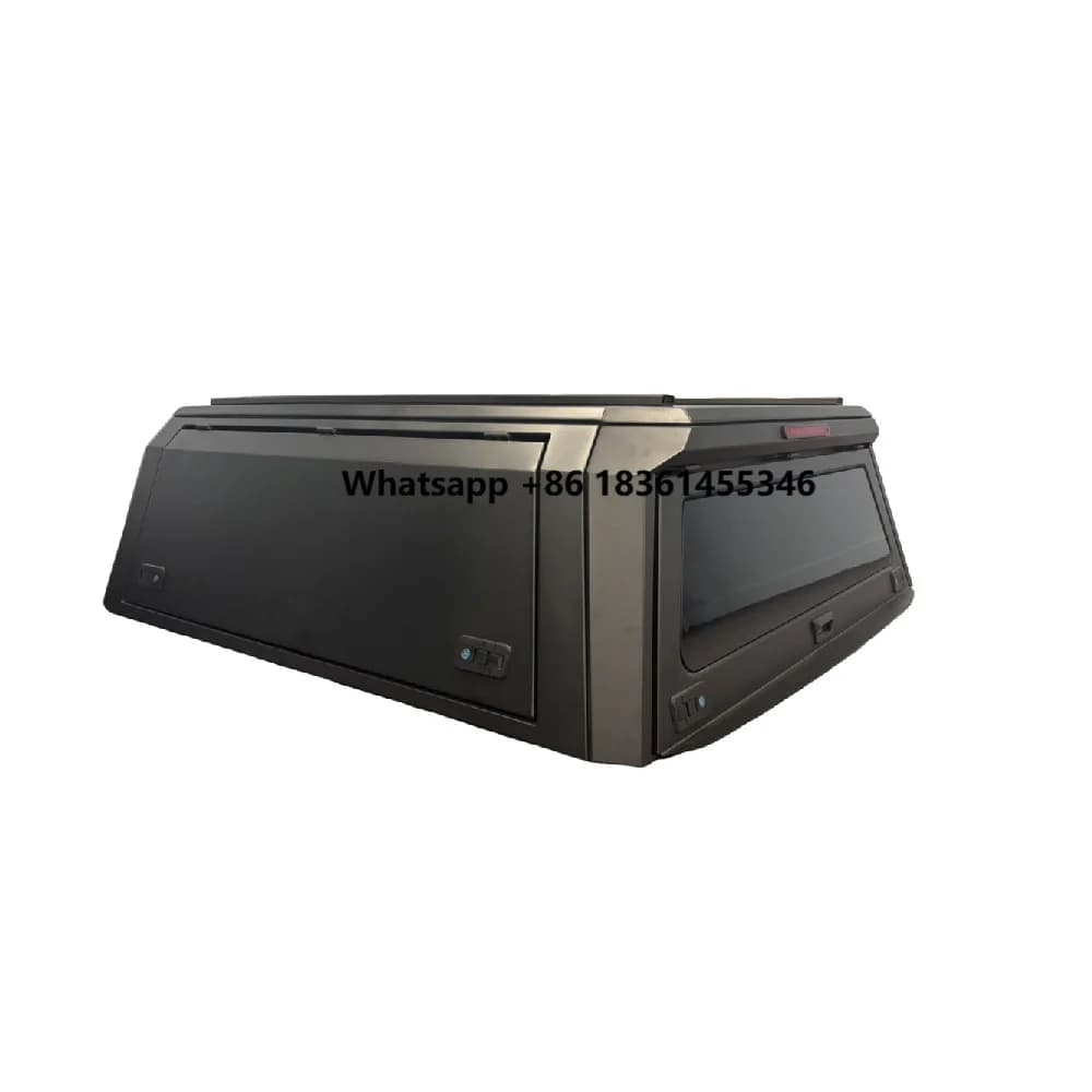 4x4 Aluminum Pickup Hardtop Topper for GWM Poer 2020+ Waterproof Camper Truck Ranger Canopy with Manual Locking Function