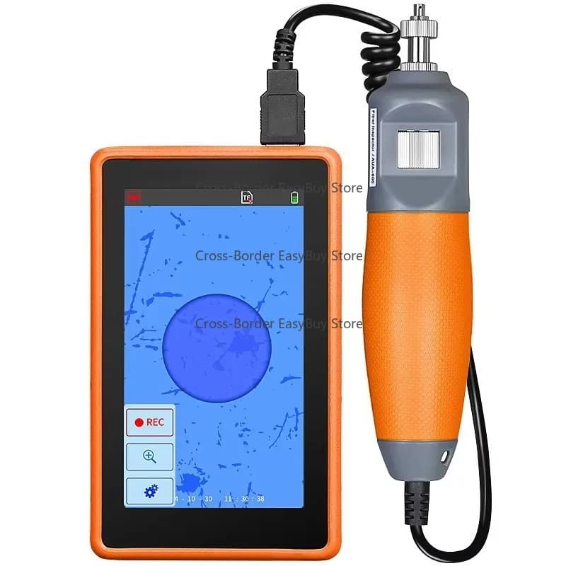 Microscope Fiber Optic End Face Inspection AUA-600 Tool APC UPC Polished Connector Detector