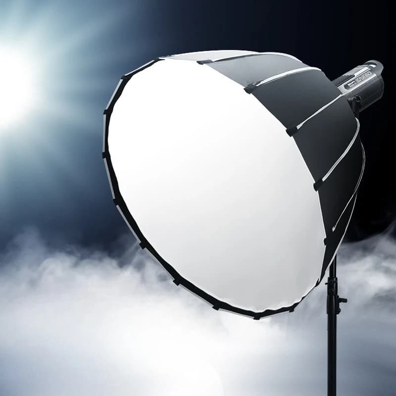 Quick-loading deep-mouth parabolic softbox Baorong mouth softening cover