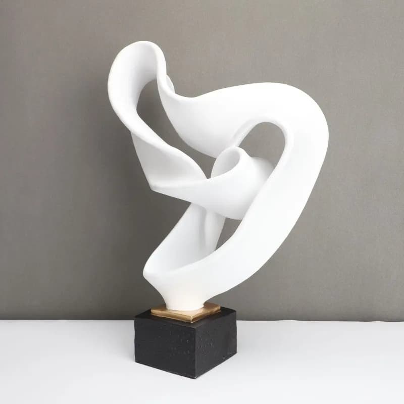 Nordic Resin Abstract Statue Modern Interior Decoration Statue Living Room Bedroom Study Desktop Gadgets Home Decoration