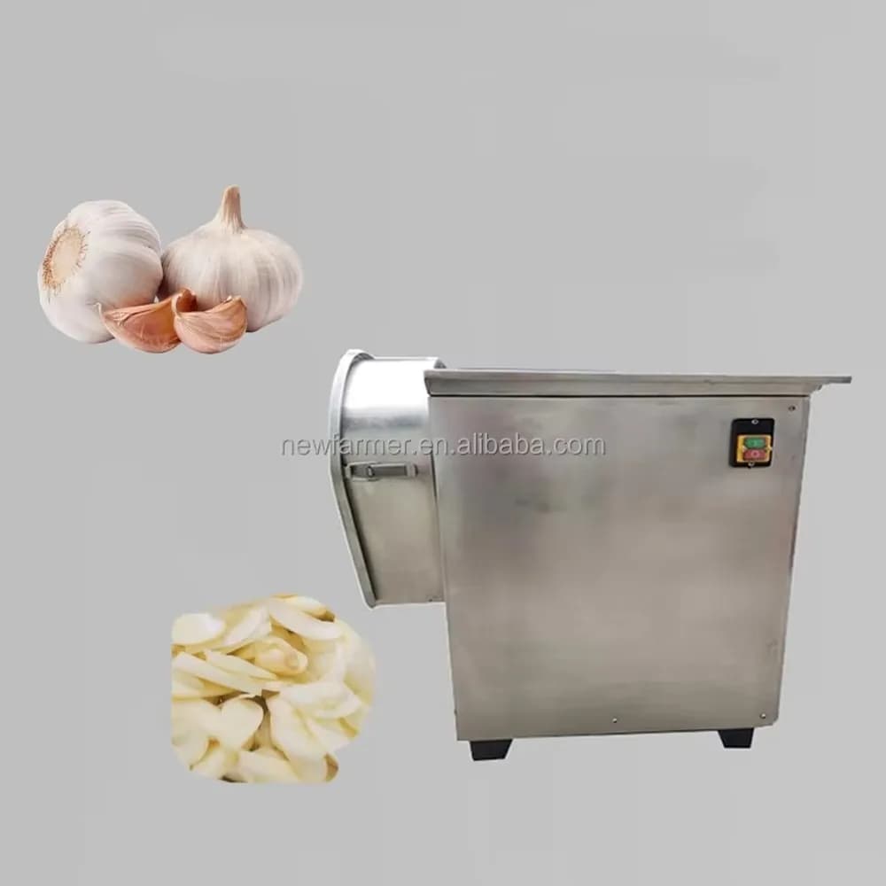 Commercial Ginger Garlic Slicer Machine Electric Garlic Slicing Cutting Machine Stainless Steel Industrial Vegetable