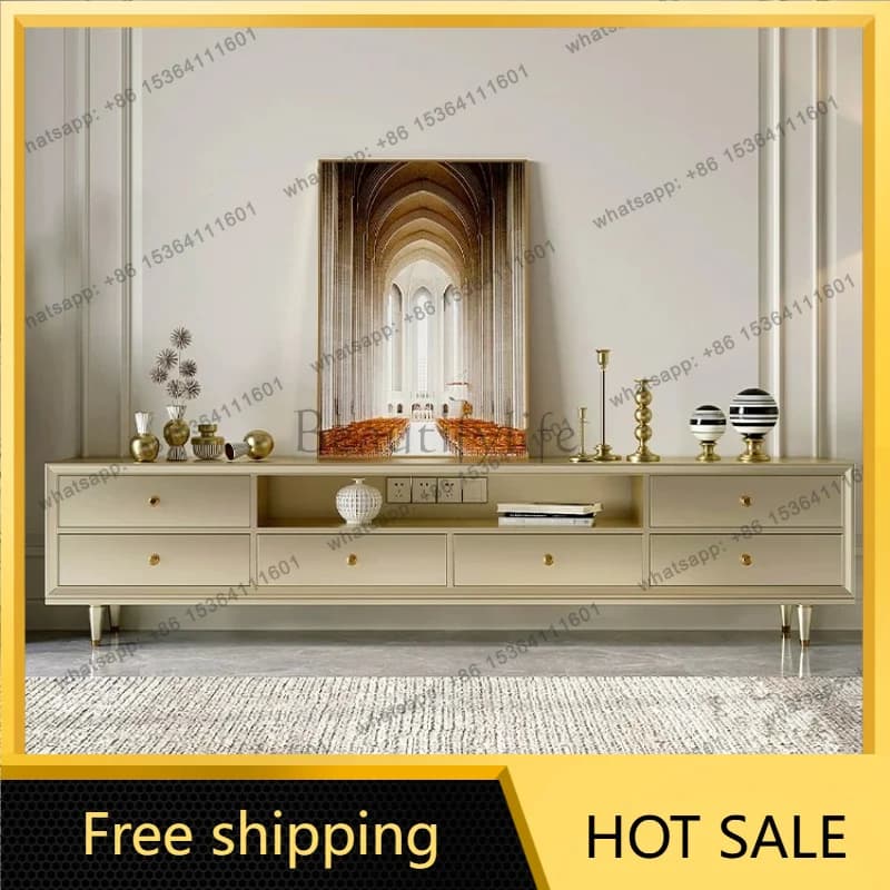 PG solid wood modern storage locker integrated living room special household small apartment simple high-end floor cabinet