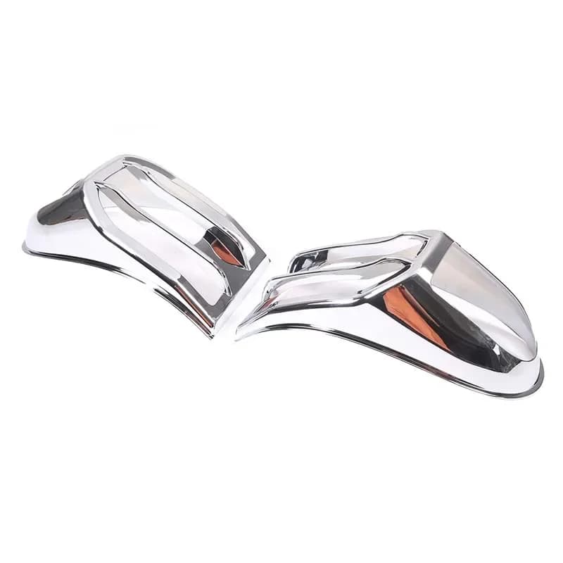 For Toyota FJ Cruiser 2007-2021 ABS Matt Black/Silver Car Rear Taillight Tail Light Lamp Cover Trim Sticker Car  Accessories