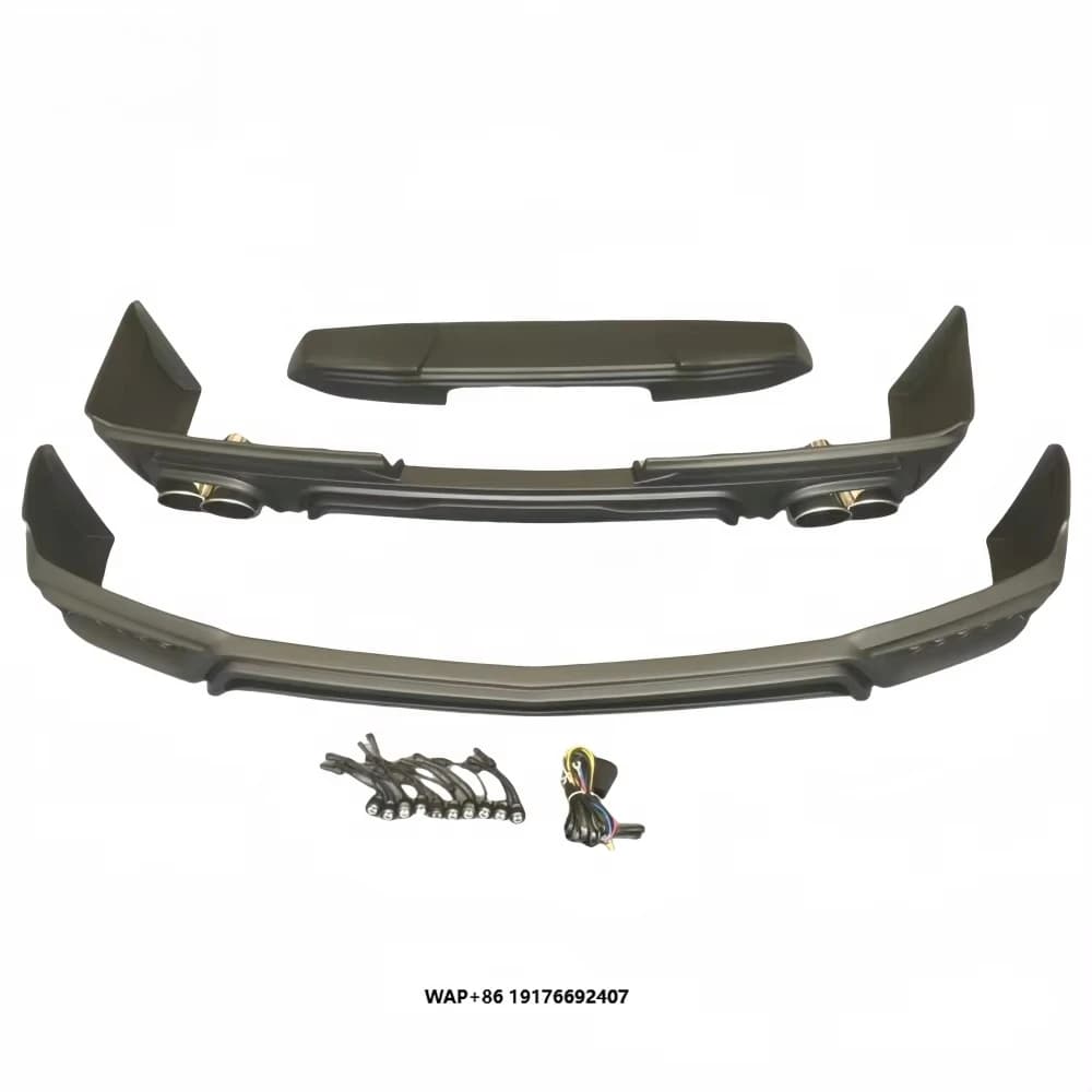 2015-2019 for Escalade Body Kit Bumper ZERO Style Front Lip Rear Diffuser Rear Dead Spoiler Wing Front Diffuser Dead