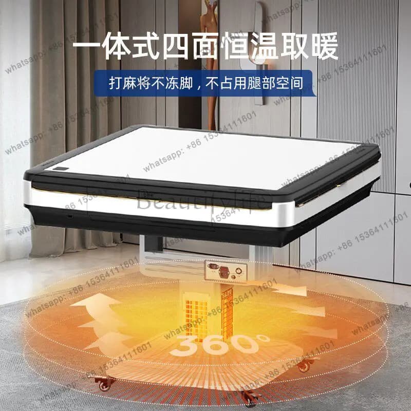 Folding mahjong machine Automatic household dining table Dual-purpose ultra-quiet electric mahjong