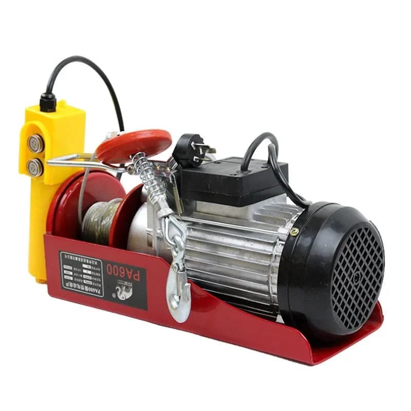 Household decoration wire rope electric hoist 220v hoist miniature electric hoist construction site small crane